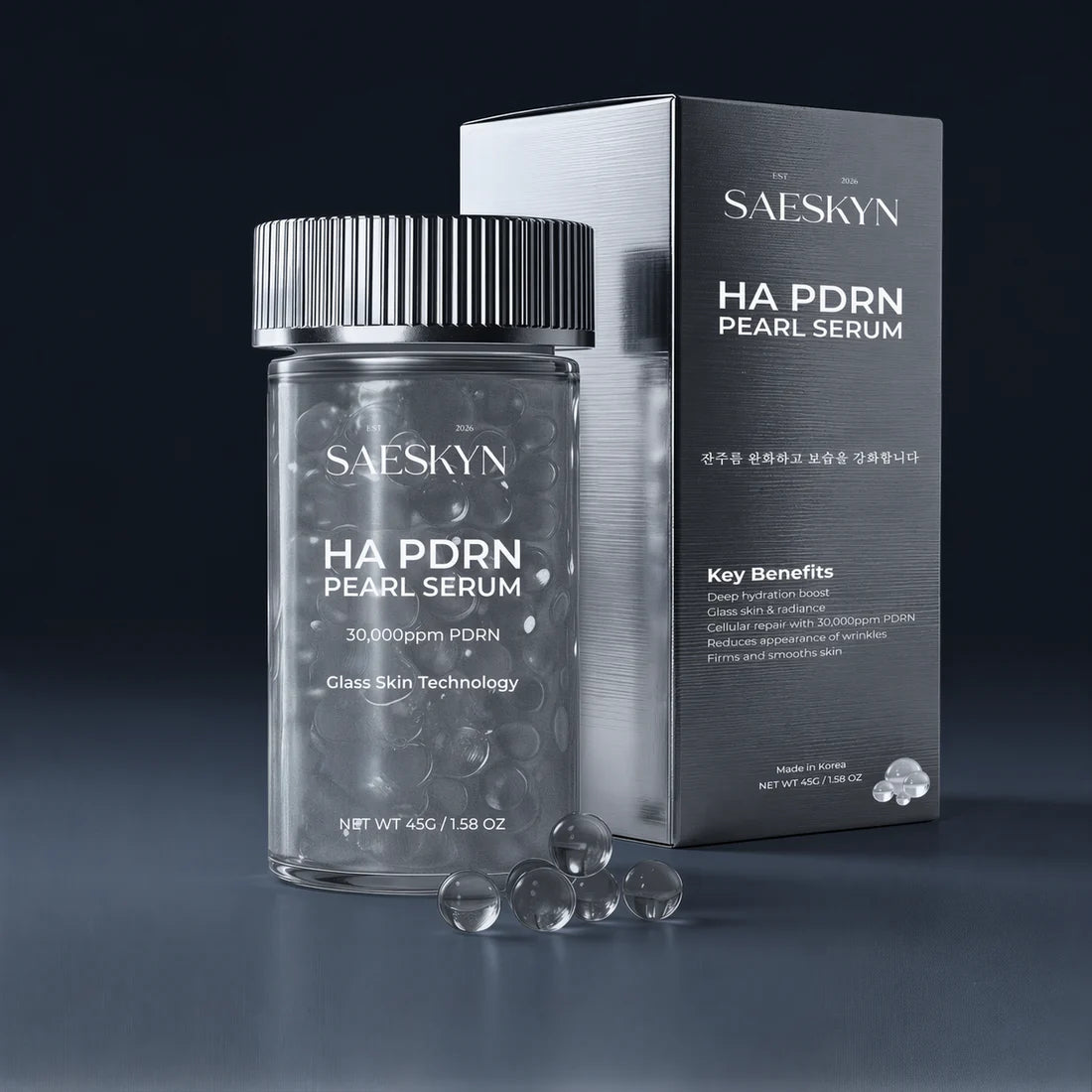 Korean HA PDRN Pearl Serum